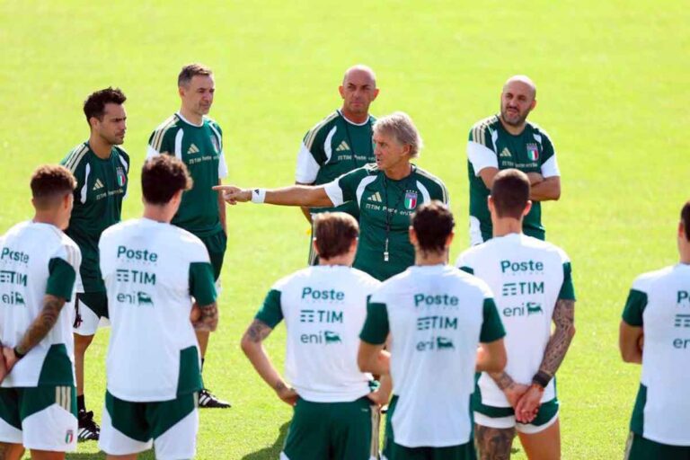 Italia, allenamento
