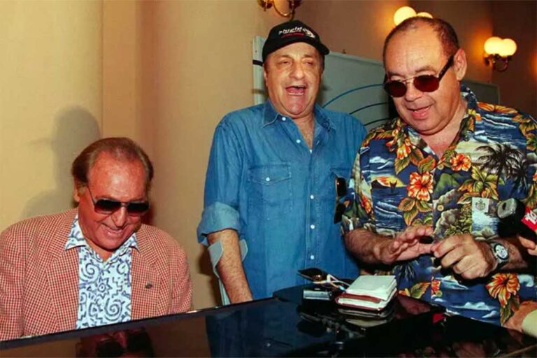 Giorgio Bracardi con Arbore e Boncompagni