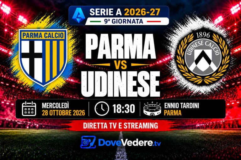 Serie A 2026-27, Parma Udinese