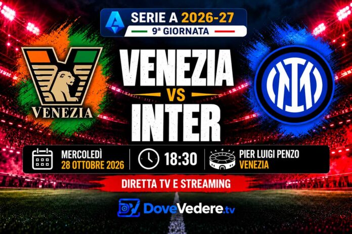 Serie A 2026-27, Venezia Inter Serie A 2026-27, Venezia Inter
